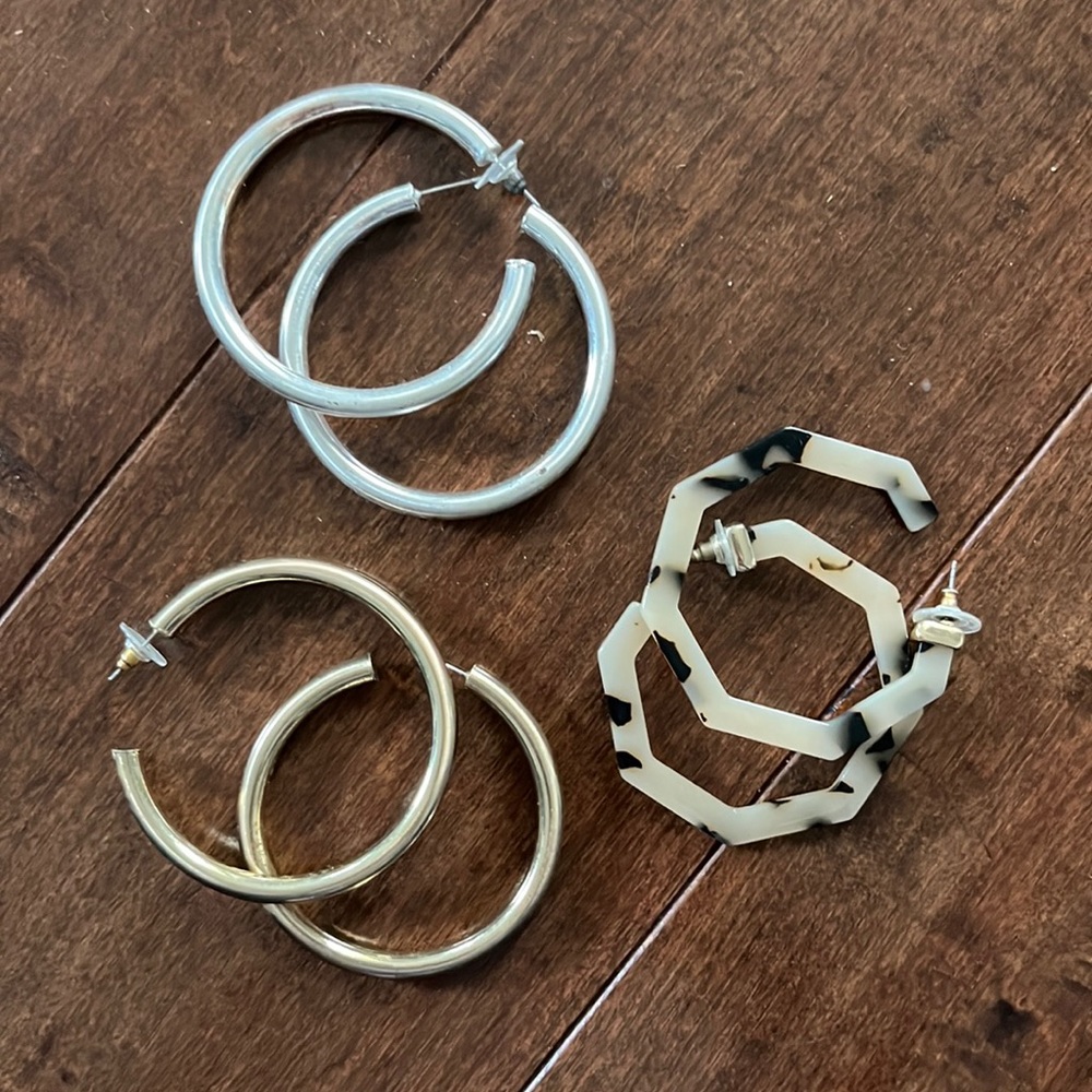 Hoop earrings